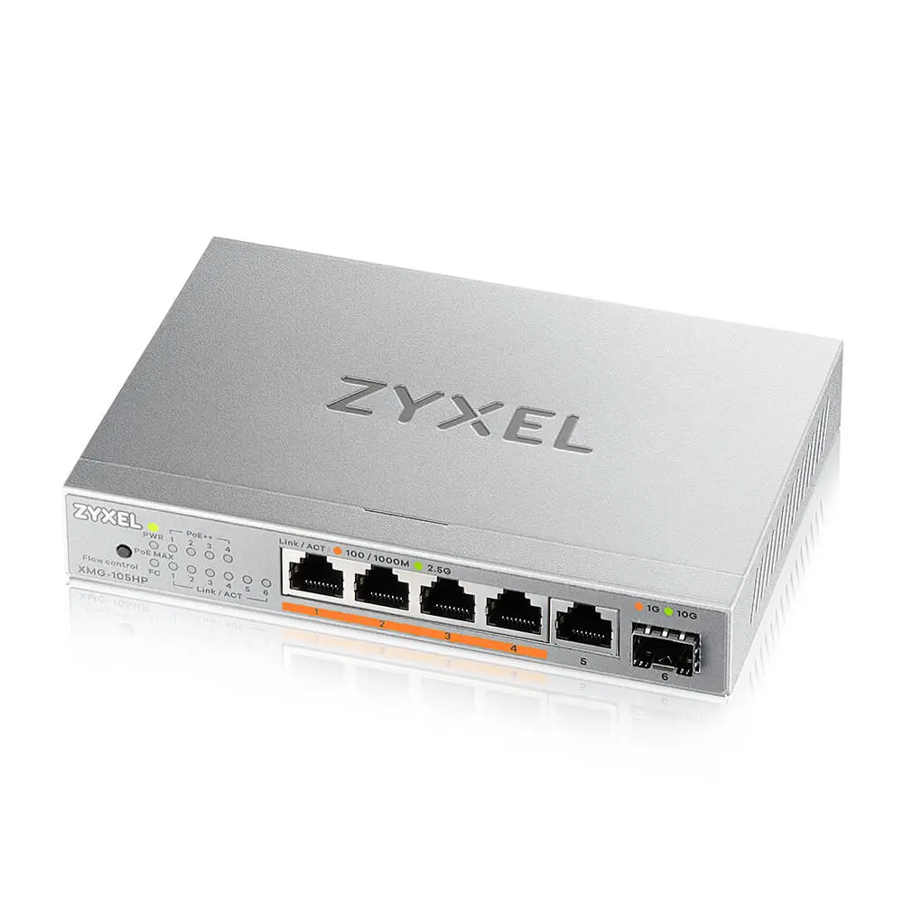 Zyxel XMG-105HP PoE 交換器